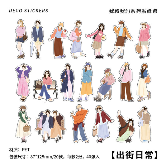 #02487 Fantasy Girl Series Sticker