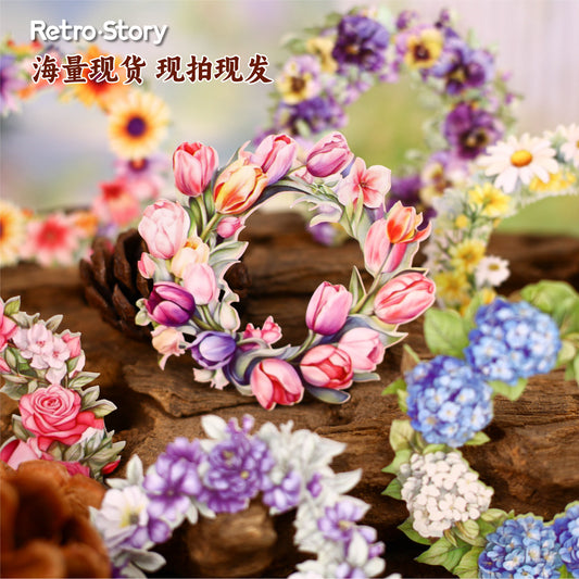 #02867 Flower Ring Series Sticker