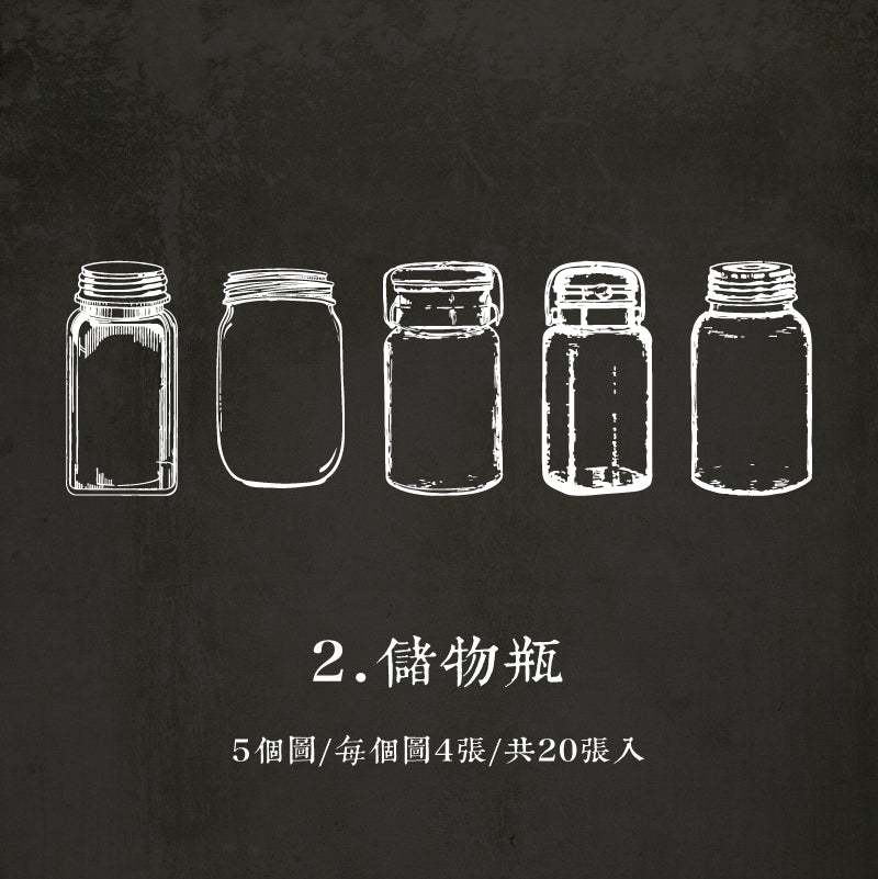 #02465 Bottle Collection Series Sticker